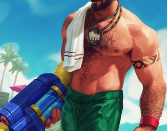 Graves pool party skin